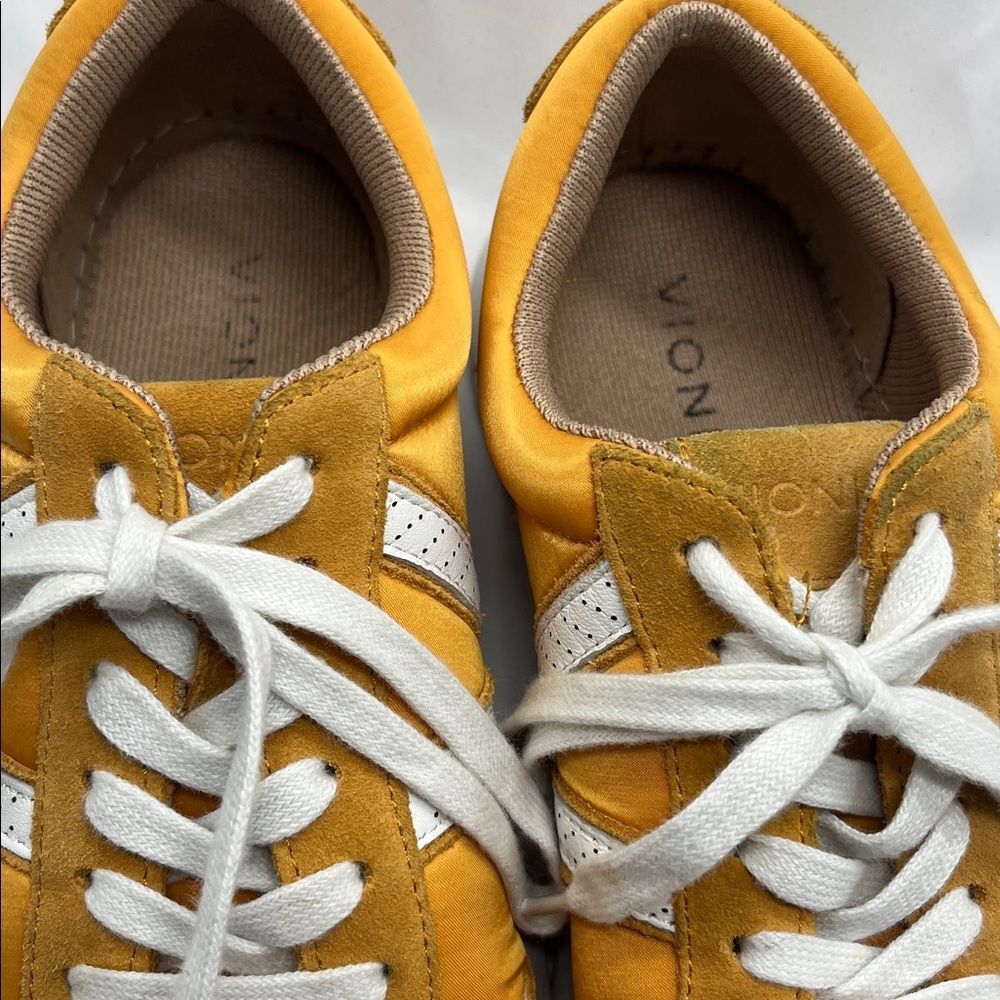 Mustard Vionic Nana Women's Sneakers Tennis Shoes - Picture 7 of 10